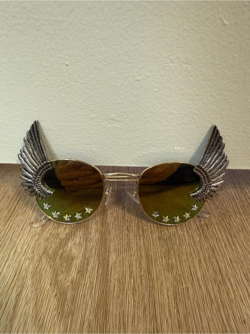Brand New Handmade Winged Festival Glasses